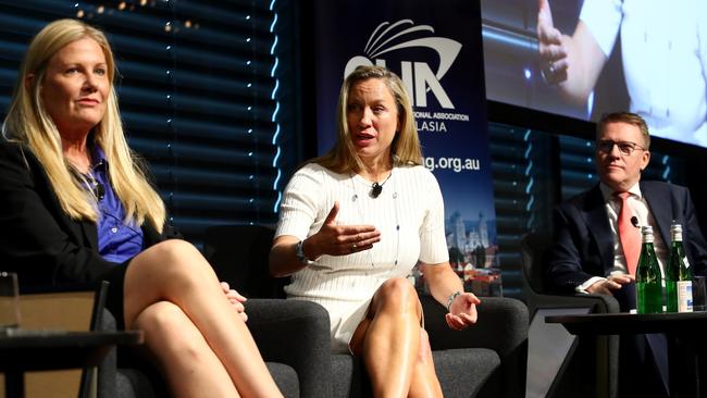 Susan Bonner, left, has said Botany Bay is the most viable option for Sydney. Picture: Hollie Adams/The Australian