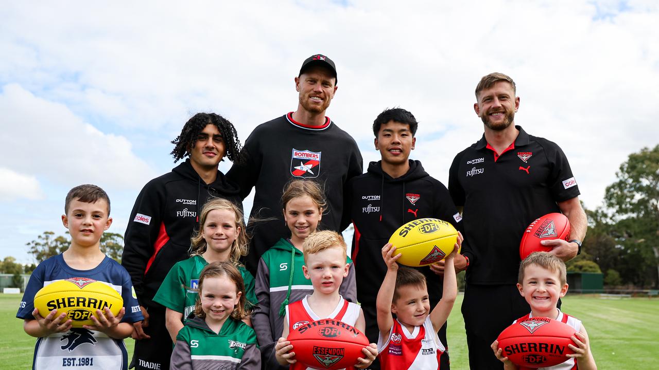 Essendon Football Club and the EDFL have launched a new partnership. Photo: Essendon FC.