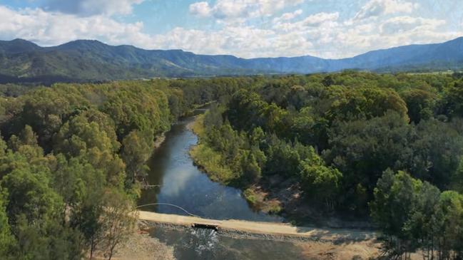 The proposed site of the Pioneer-Burdekin pumped hydro project. Picture: Queensland Hydro Facebook