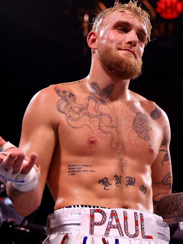 Jake Paul is a human headline. (Photo by Mike Ehrmann/Getty Images)