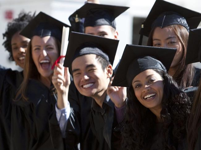 Generic image of university graduates on their graduation day.
