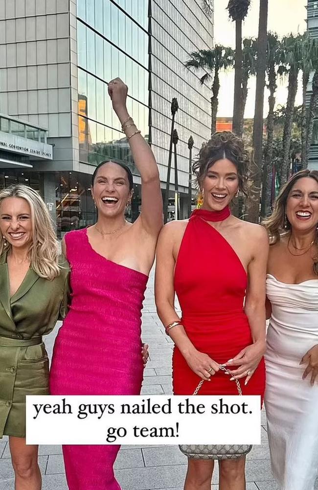 Influencer Laura Byrne has suffered a “wardrobe malfunction” but has taken it in her stride. Picture: Instagram/Laura Byrne