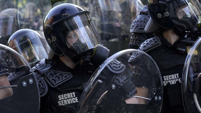 Law enforcement officers in Washington. Police. Picture: AFP