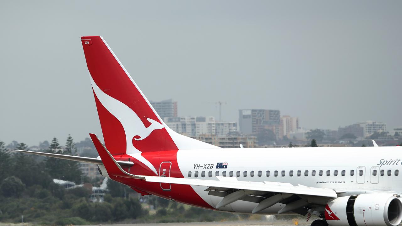 Qantas CEO Alan Joyce said there should be clarity around when a border should close. Picture: Cameron Spencer/Getty Images