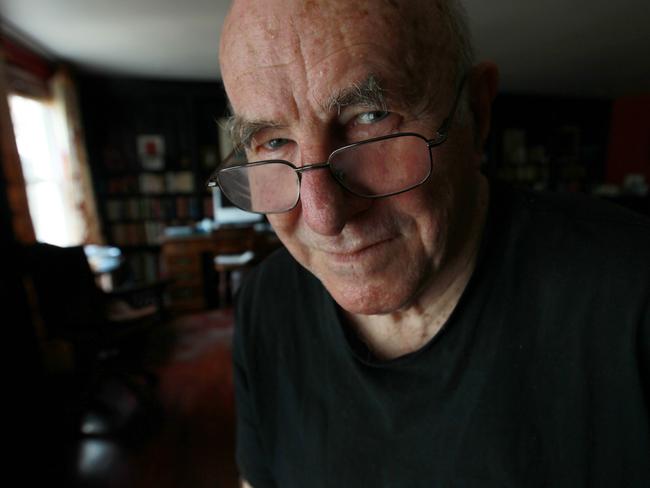 Author Clive James at his home in London.