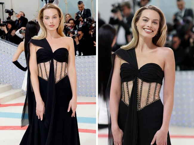 Margot Robbie stuns at the Met