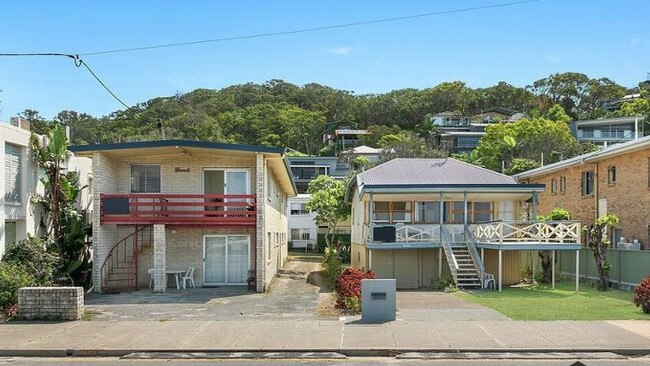 Adjoining homes in Currumbin’s mini “Multi-Millionaires Row”, which have been in the same family for 63 years, sold for $5.56 million last year