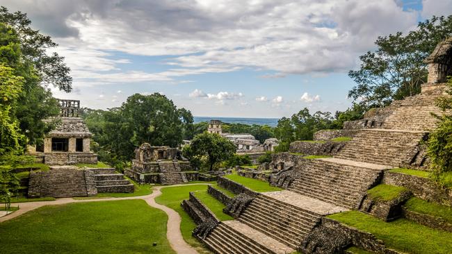 The Mayan ruins of Palenque in Mexico.