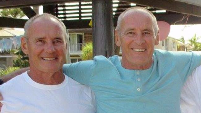 Paul Dawson, pictured right, with twin brother Chris.