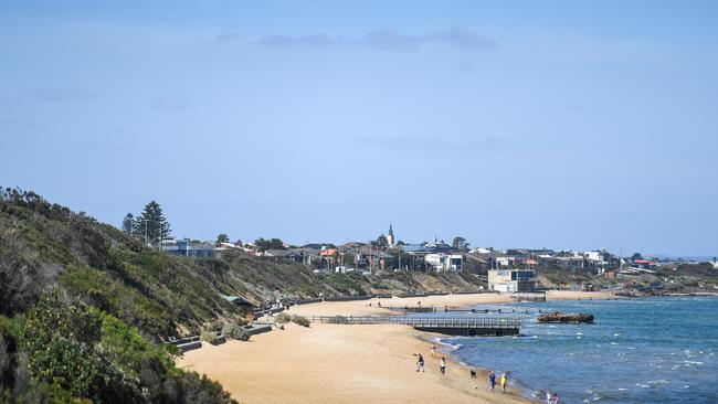 The path would hug the bay from Seaford to Port Melbourne. Picture: Penny Stephens