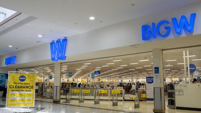 Big W will be closing its large store at Chullora Marketplace by the end of January. Picture: Matthew Vasilescu