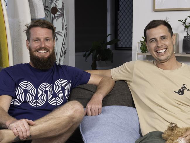 Gold Coast friends Milo and Nic for Gogglebox season 14