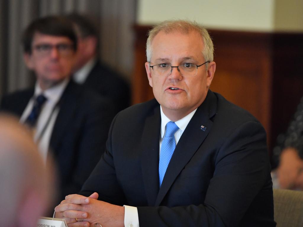 Scott Morrison says China’s coal ban would be a breach of WTO terms. Picture: Mick Tsikas Pool / Getty Images