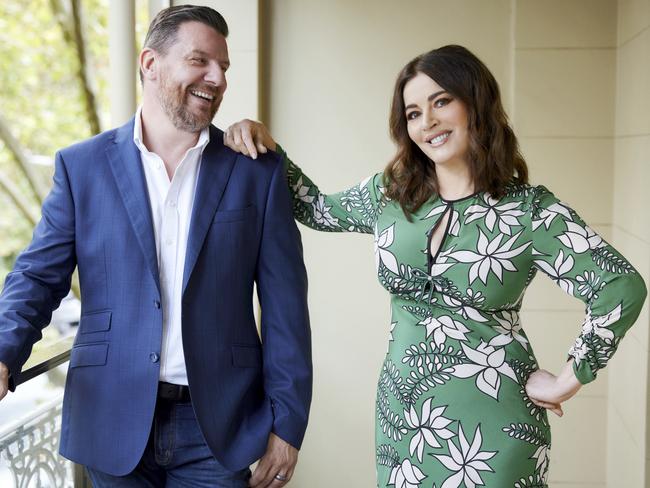 Manu Feildel and Nigella Lawson try to whip up some interest in MKR.