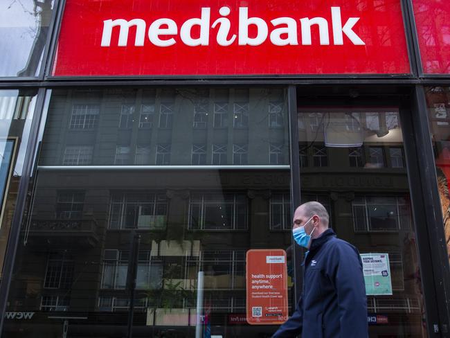 MELBOURNE, AUSTRALIA - NewsWire Photos JULY 27, 2021: Generic photo of Medibank in Bourke Street, Melbourne. Picture: NCA NewsWire / Paul Jeffers