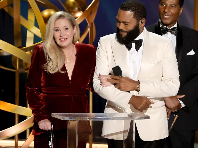 Christina Applegate received a standing ovation during her appearance at the Emmy Awards in January. Picture: Getty Images/AFP