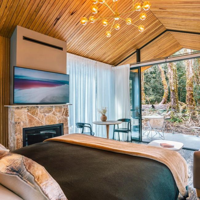 Discovery Parks Cradle Mountain has unveiled 11 new premium mountain cabins targeting the upmarket leisure crowd. Picture: Supplied