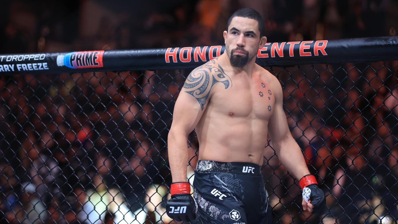 Robert Whittaker is fighting in the main event this weekend. (Photo by Sean M. Haffey/Getty Images)