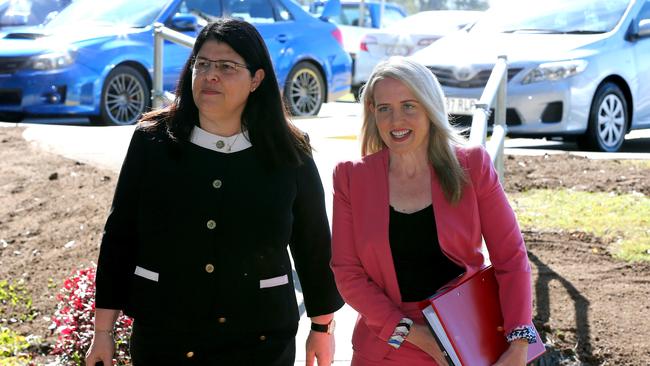 Grace Grace, left, and Kate Jones in 2019 Picture: AAP