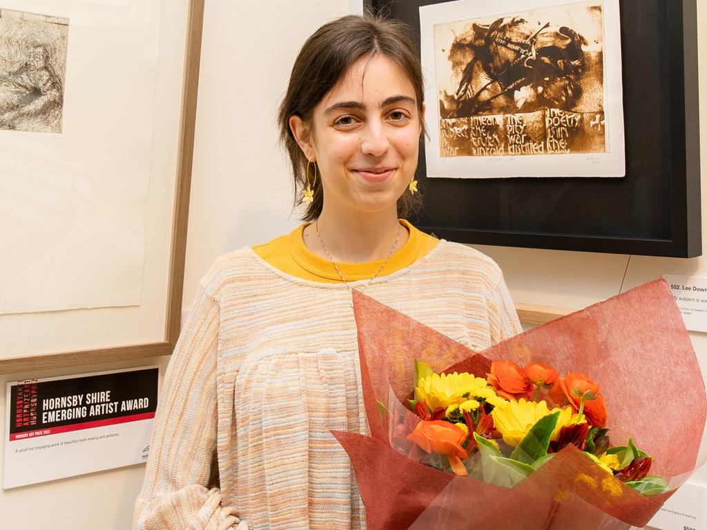 Hornsby Art Prize winners Solomon KarmelShann, Maide Anne Welch