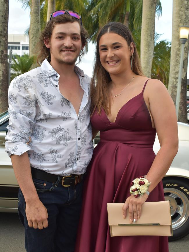 Jayden Galea and Tia Leeson at the Mackay State High School formal at the MECC, on Wednesday November 18. Picture: Zizi Averill