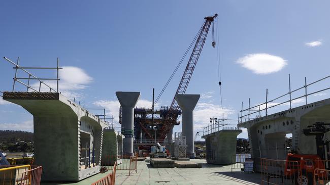 New Bridgewater Bridge under construction. Picture: Nikki Davis-Jones