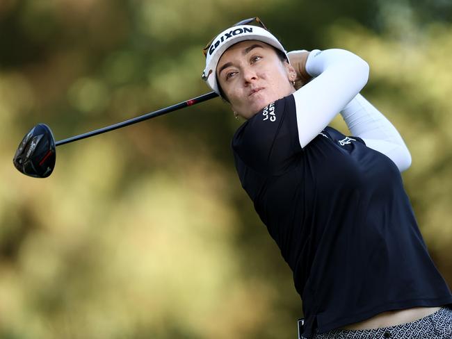 Hannah Green didn’t have time to practice on the course before the first round of the Australian Open. Picture: Getty Images