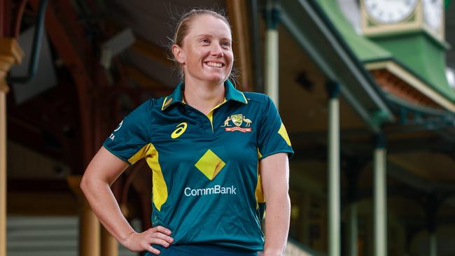 Daily Telegraph. 13, June, 2024.Australian womenÃs cricket captain Alyssa Healy, at the SCG, Moore Park, today. (In conjunction with the first womenÃs international at the SCG since the T20 World Cup).Picture: Justin Lloyd.