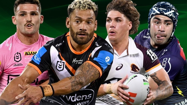 NRL spines art for Tigers