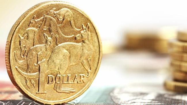 The Australian dollar has fallen against a stronger US dollar.