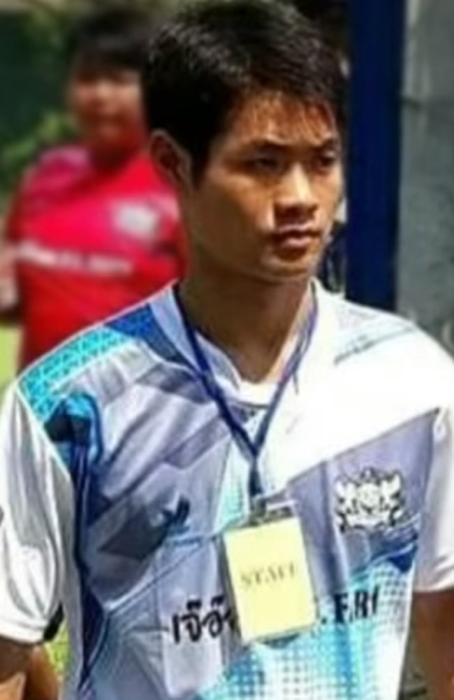 Coach Ekkapol Chantawong, 25, was also crucial to the boys’ survival.