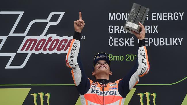 Marc Marquez won the MotoGP Czech Republic Grand Prix.