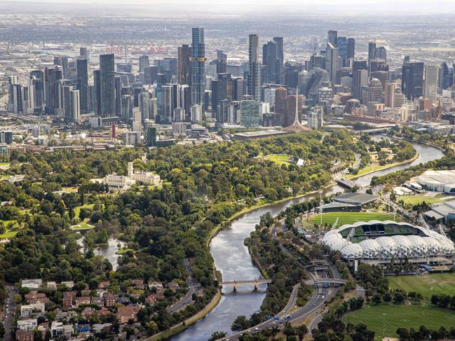 Melbourne is also on the “least affordable” list ranking 86th. Picture: Jason Edwards