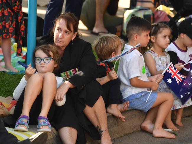 Anzac Day 2025. Strand parade in Townsville. Picture: Evan Morgan