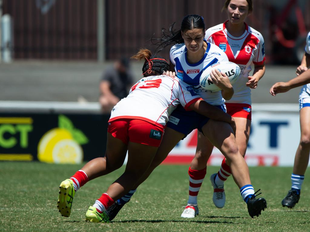 Charlotte Eather of the Bulldogs. Picture: Thomas Lisson