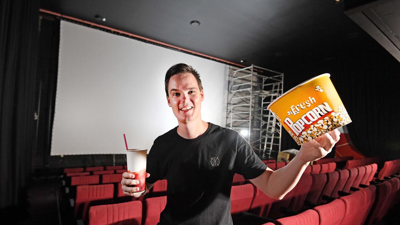 Strand Cinema Caloundra will be back in operation on the November 24 with new owner Luke Warburton. Picture: Patrick Woods.