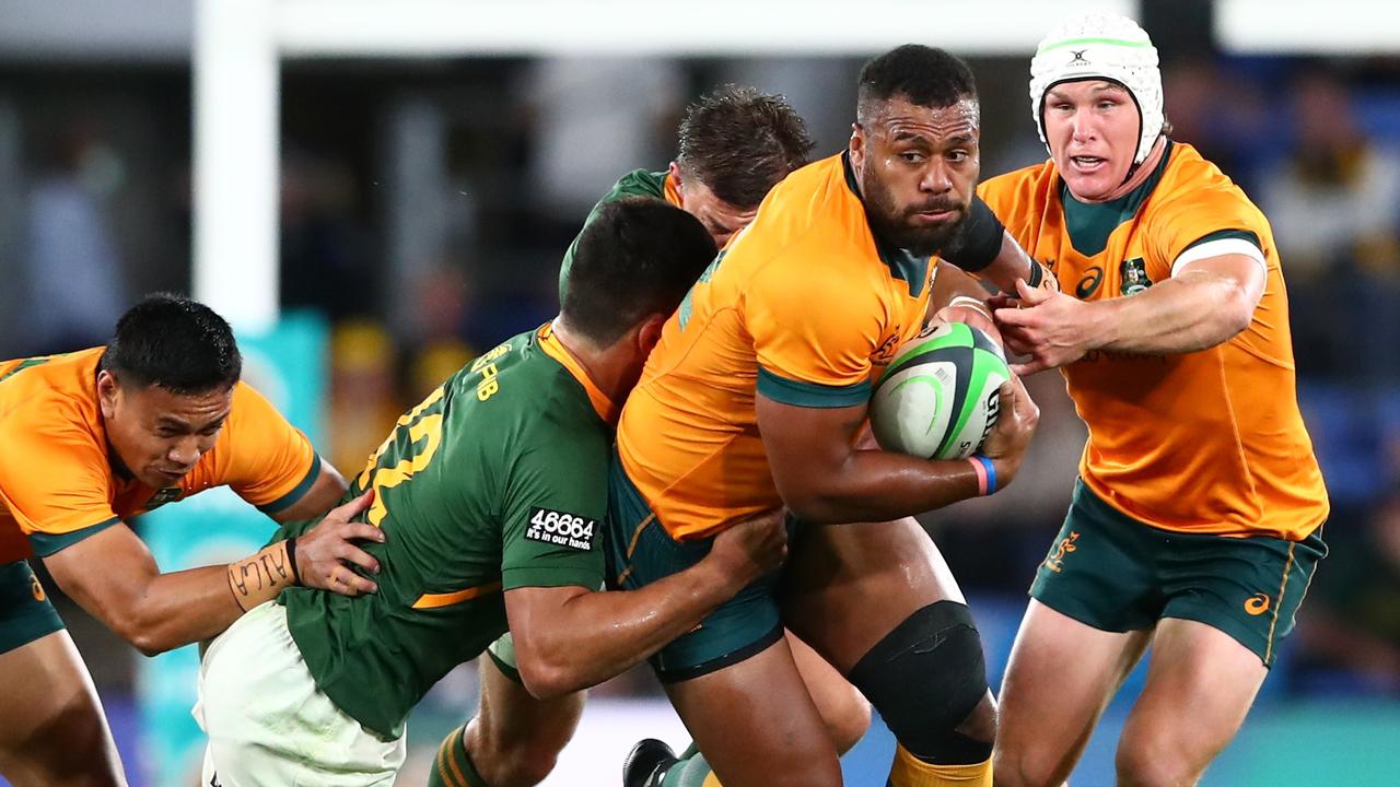 The Wallabies are benefiting from having Samu Kerevi - a player represented by Anthony Picone - in their team. Photo: Getty Images