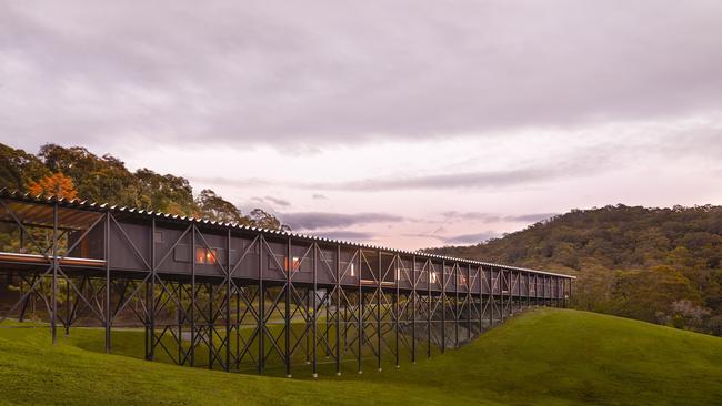 Supplied Editorial The Bridge at Bundanon, near Nowra, NSW. Picture: Zan Wimberley