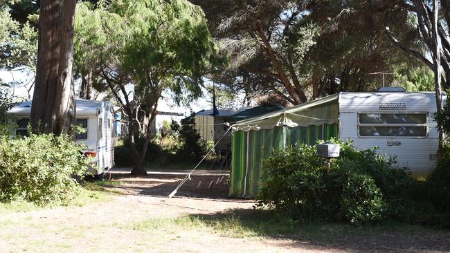 A lack of options has forced homeless people into tents in the Rosebud foreshore campground.