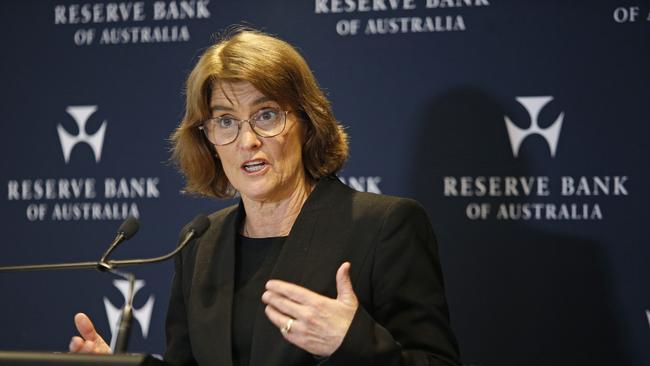 Reserve Bank Governor Michele Bullock continues to signal it is too early for a cut to the cash rate. Picture: NewsWire / John Appleyard