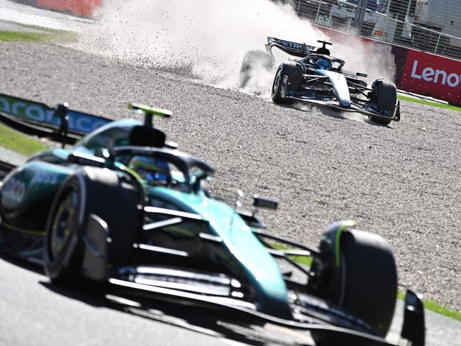 Crowd puller... the Australian Formula One Grand Prix at Albert Park.