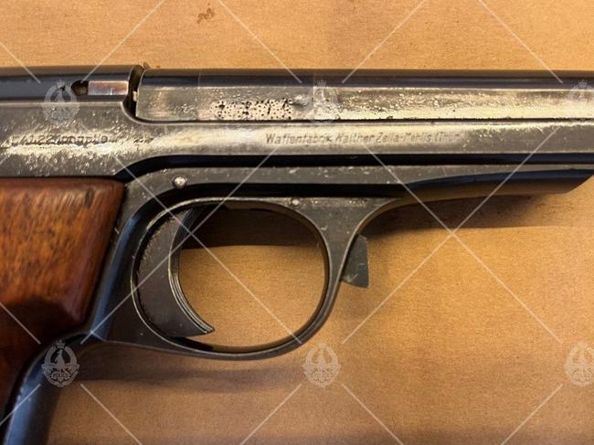 NT Police said a 70-year-old man attempted to send a prohibited firearm in the mail in March 2024. Picture: NT Police