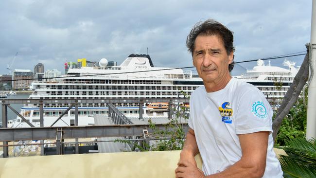 Balmain resident Giacomo Latella lives near the cruise terminal.