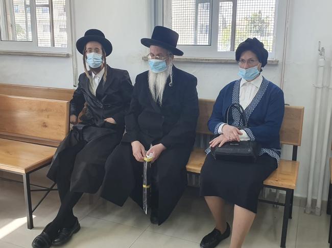 Supporters of Malka Leifer at Jerusalem's District Court. Picture: News Corp Australia