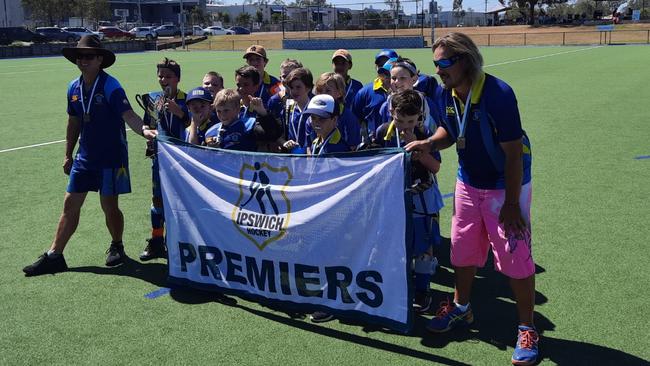 The Hancocks boys team that won the J2 grand final.