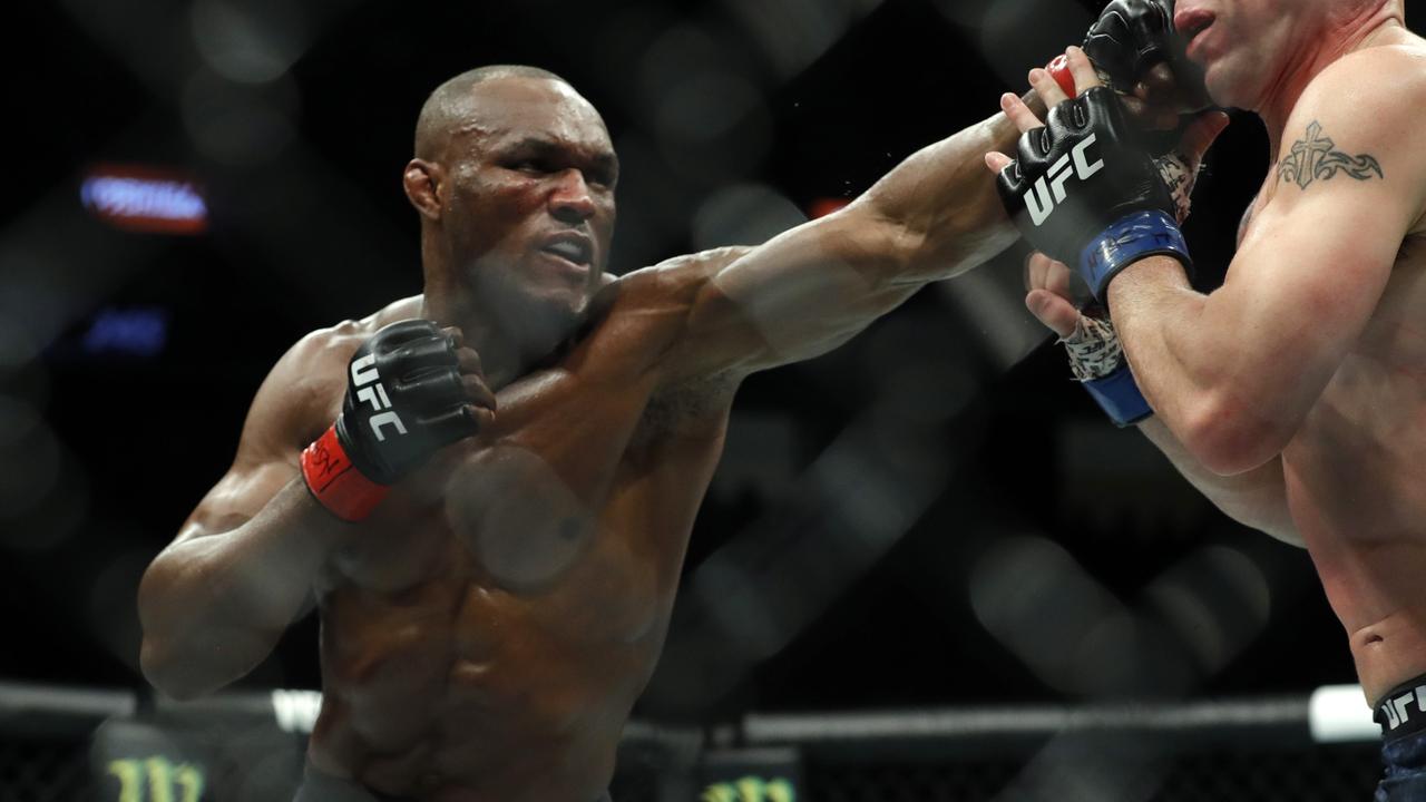 The Aussie’s dream is to fight “weltwerweight GOAT” Kamaru Usman. Photo: Steve Marcus/Getty Images/AFP