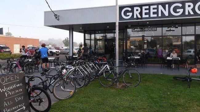 Green Grocer also has bikes for sale at the back of the cafe. Picture: Green Grocer Instagram