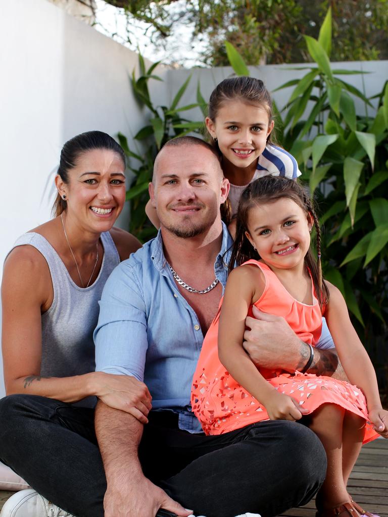 Matt Cooper pictured at the Windang home. Picture: Jonathan Ng