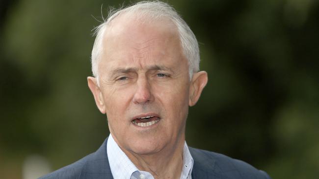 Prime Minister Malcolm Turnbull said the government had implemented needs-based funding recommended by Mr Gonski in 2011 but that wasn’t enough. Picture: AAP Image/Daniel Munoz