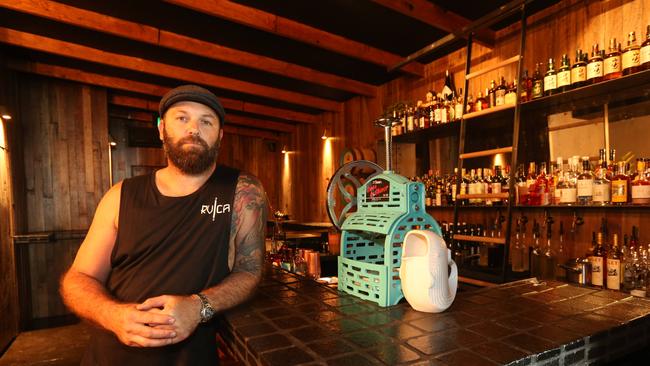 Mitchell McCluskey at Iku Yakitori Bar at Burleigh Heads. Picture: Mike Batterham